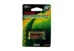 Аккумуляторы Kodak HR03-2BL 650mAh AAA (блистер 2 шт)