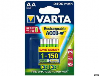 Аккумуляторы Varta NiMH, AA (2400 mAh, 2 шт.)