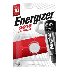 Батарейки Energizer CR2016 (блистер 1шт.)