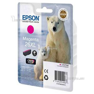 Картридж Epson C13T26334010 Magenta 26XL (XP600/605/700/800) 700p