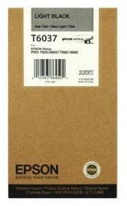 Картридж Epson C13T603700 Light Black (220 ml) (Stylus Pro 7880/9880)