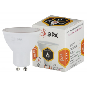 Лампа ЭРА LED MR16-6w-827-GU10