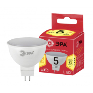 Лампа ЭРА RED LINE ECO LED MR16-5W-827-GU5.3 