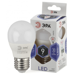 Лампа ЭРА STD LED P45-9W-860-E27