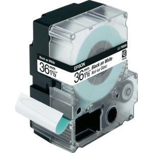 Лента Epson C53S628403 LC-7WBN9 (Цвет ленты - белый, цвет текста - черный, ширина 36мм, длина 9м, стандартная)