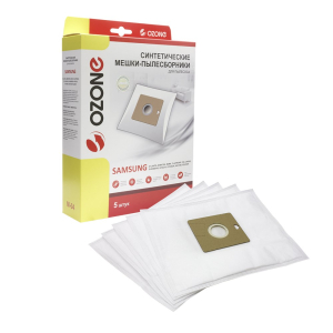 Мешки пылесборники для пылесоса M-04  5 шт OZONE +микрофильтр