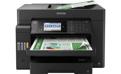 МФУ Epson L15150 фабрика печати (Printer-copier-scaner,Fax  A3+, 25/12ppm (Black/Color), 64-256g/m2, 4800x1200dpi, 1200x2400 scaner, USB,Wi-Fi)