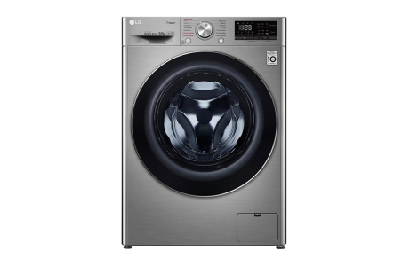 Стиральная машина LG F4V5VG2S  стирка 9кг, сушка 6кг , серебристая