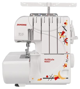 Швейный оверлок JANOME ARTSTYLE 4057 (оверлок, 8 видов швов. регулировка длины стежка, ширины обрезки)