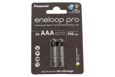 Аккумулятор Panasonic Ni-MH Battery BK-4HCDE/2BE 930mAh AAA R03 BL2