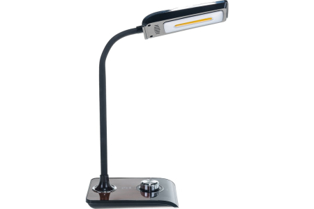 Светильник настольный ЭРА NLED-473-10W-BK черный с деревом