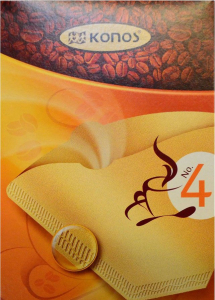 Фильтр для кофеварки KONOS4/40W  капельного типа, 40шт.