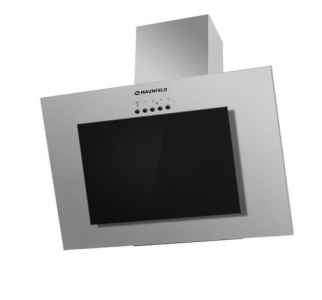 Вытяжка MAUNFELD TOWER GS 90 BLACK (650м3/ч.Кнопочное управление с 3 скоростями.Нерж сталь+стекло.Пр-во Польша)